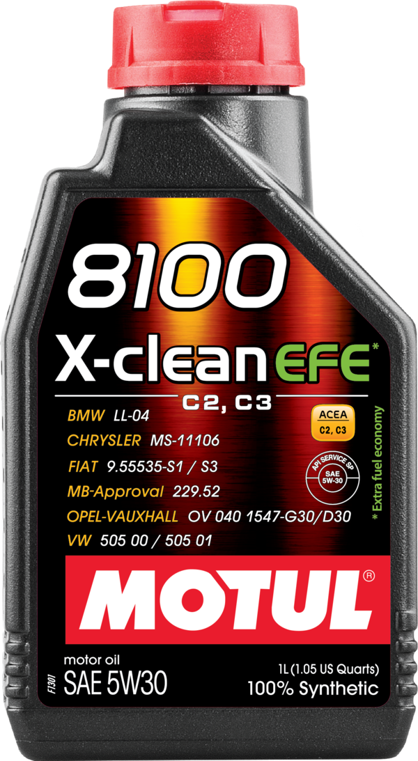 MOTUL 8100 X-clean EFE 5W30 1L 未開封6本　送料込 Motul 5L Synthetic Engine Oil 8100 5W30 X-CLEAN EFE